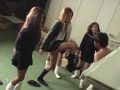 女子校生集団M男ボコり